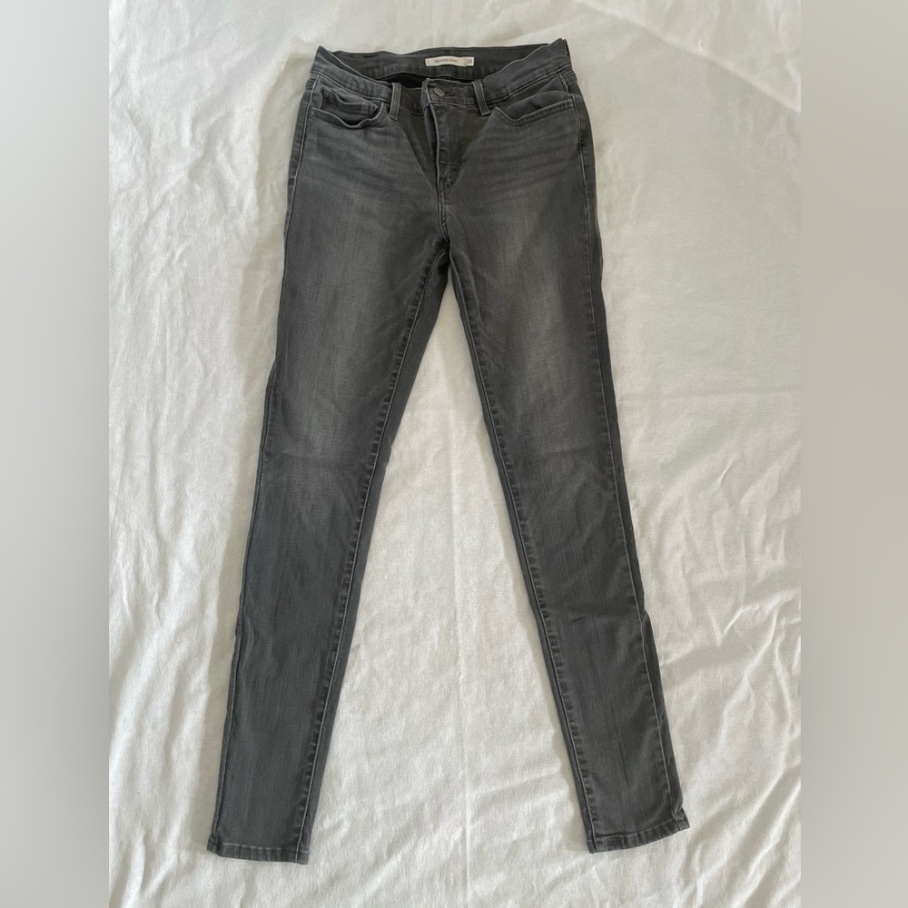 Levi’s 710 Super Skinny Gray Jeans W28 Long